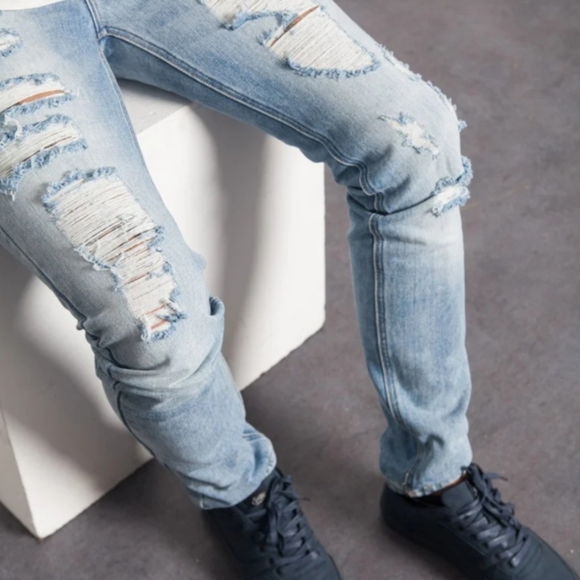 Hustle Men's Jeans, Slim Skinny Size 30. - Picture 1 of 16